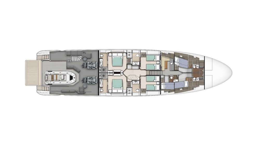 Lower deck