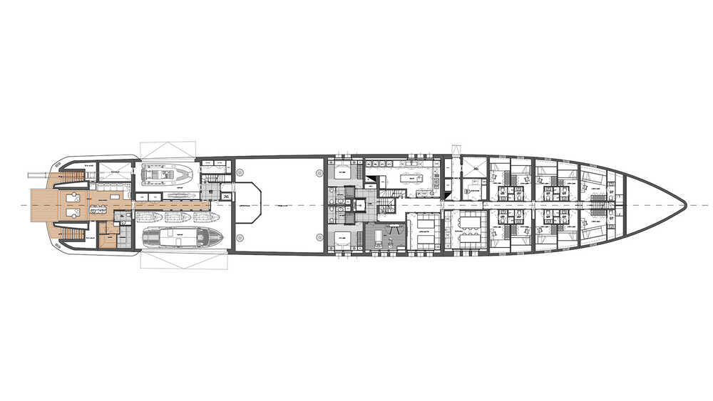 Lower deck