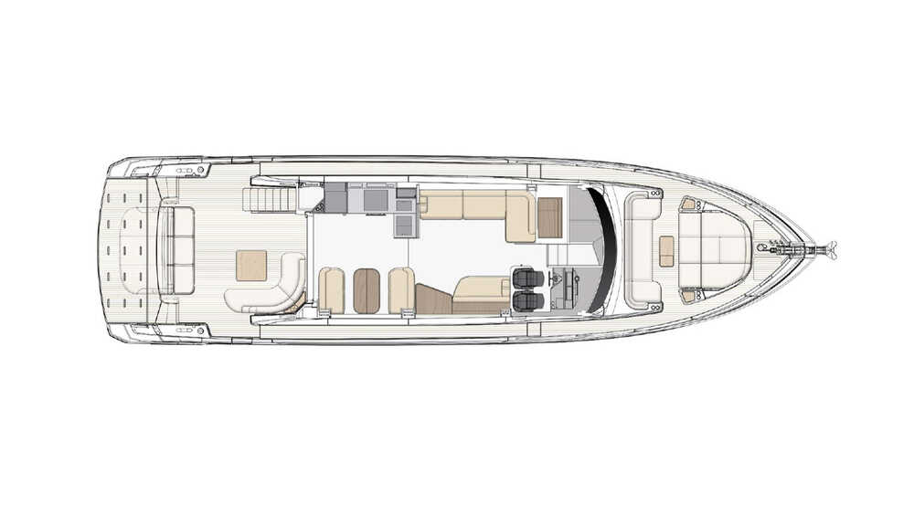 Main deck - Optional beach cockpit