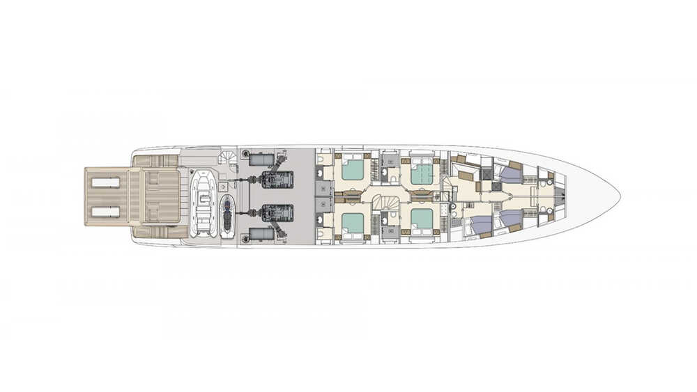 Lower deck