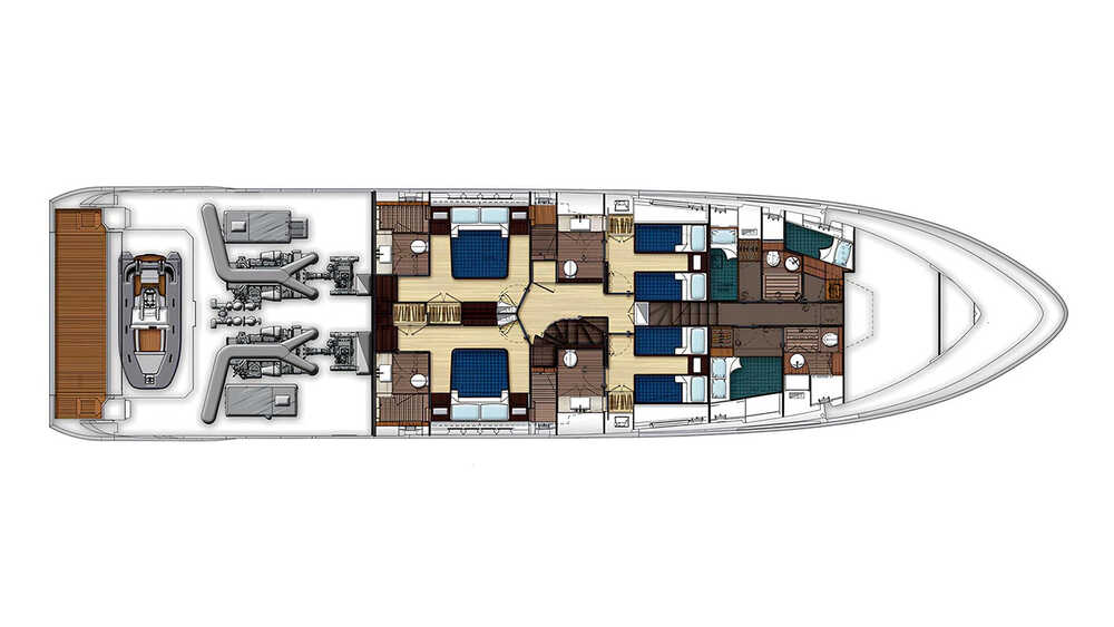Lower deck
