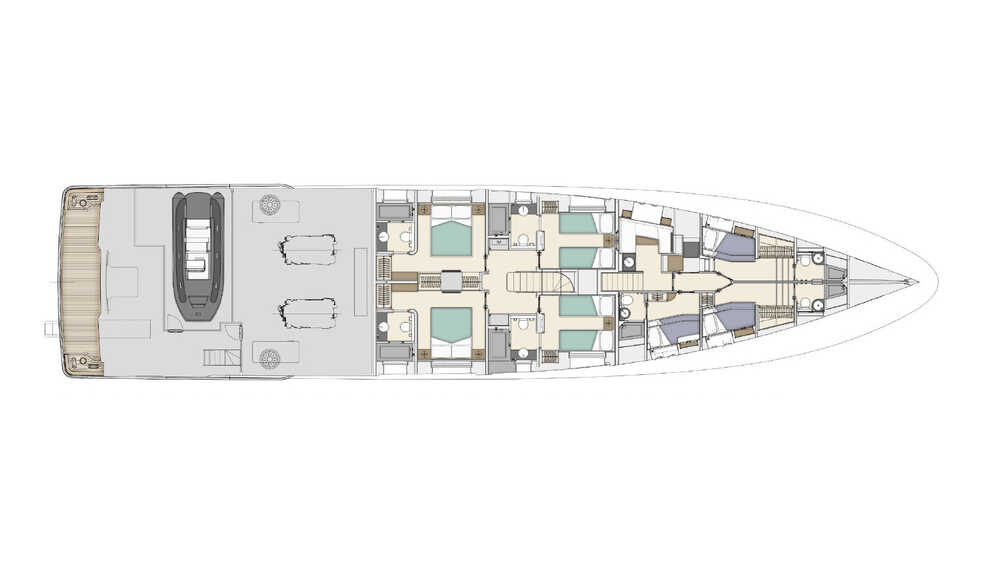 Lower deck