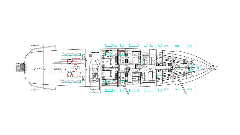 Lower deck