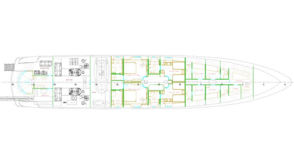 Lower deck