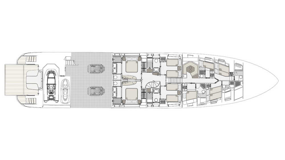 Lower deck