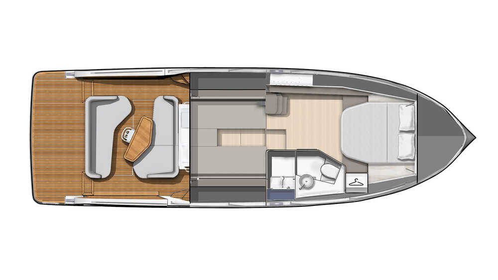 Lower deck inboard