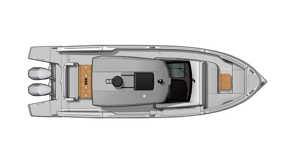 Top view with hard top