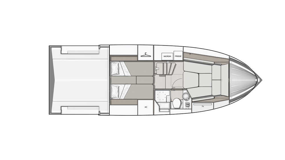 Lower deck - cabin