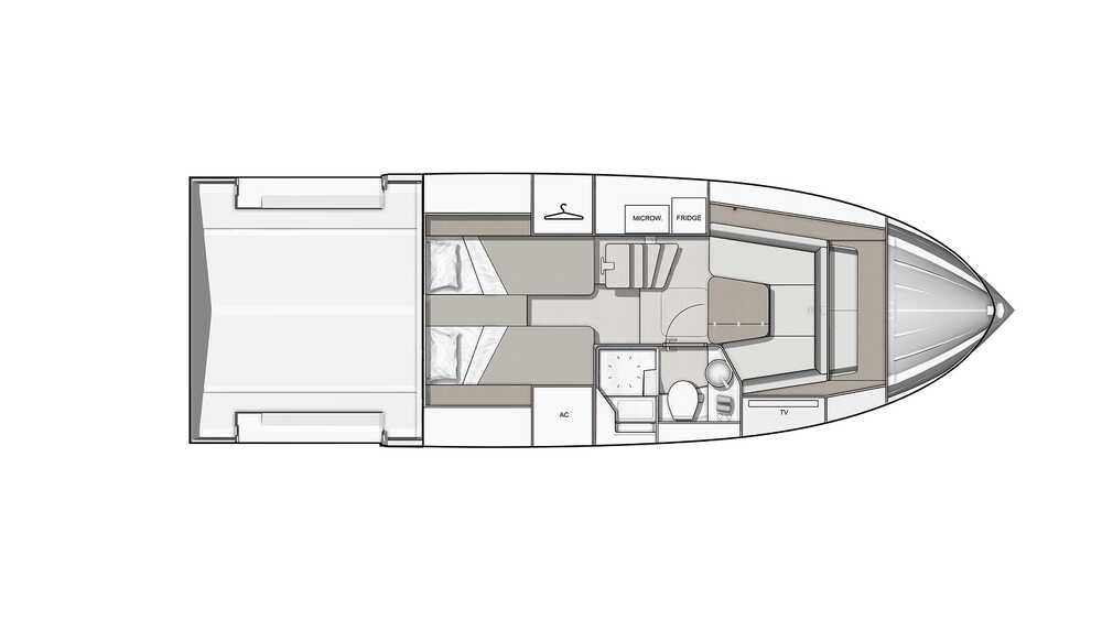 Lower deck - salon