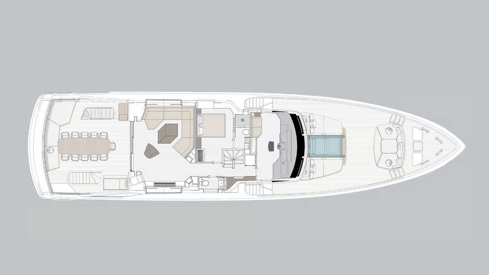Upper deck (6 cabins)