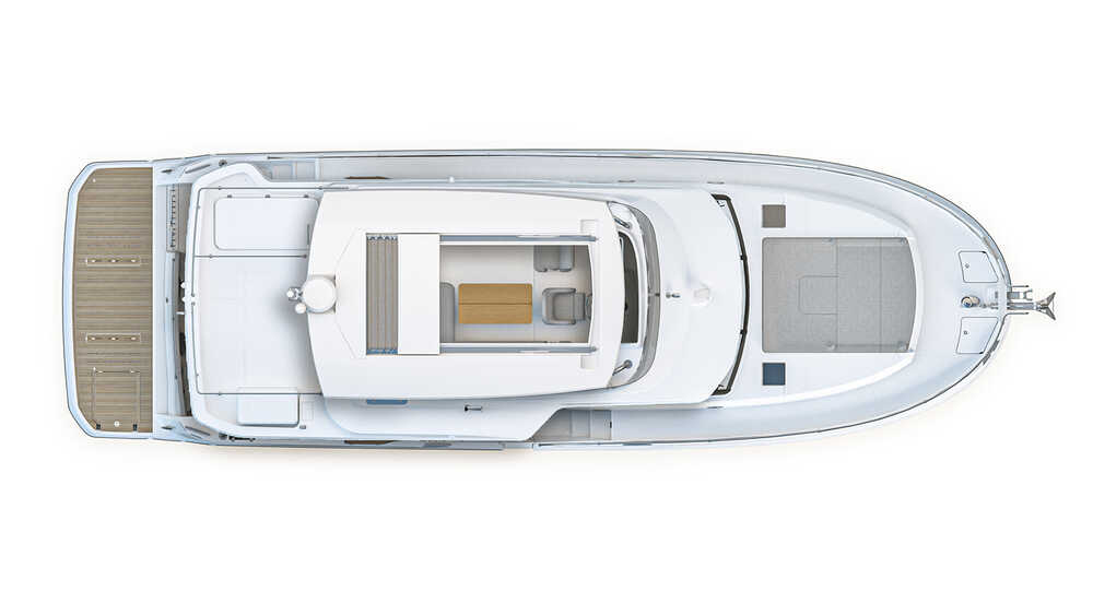 Upper deck with hard top