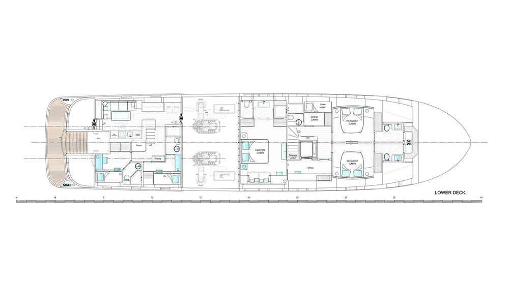 Lower deck