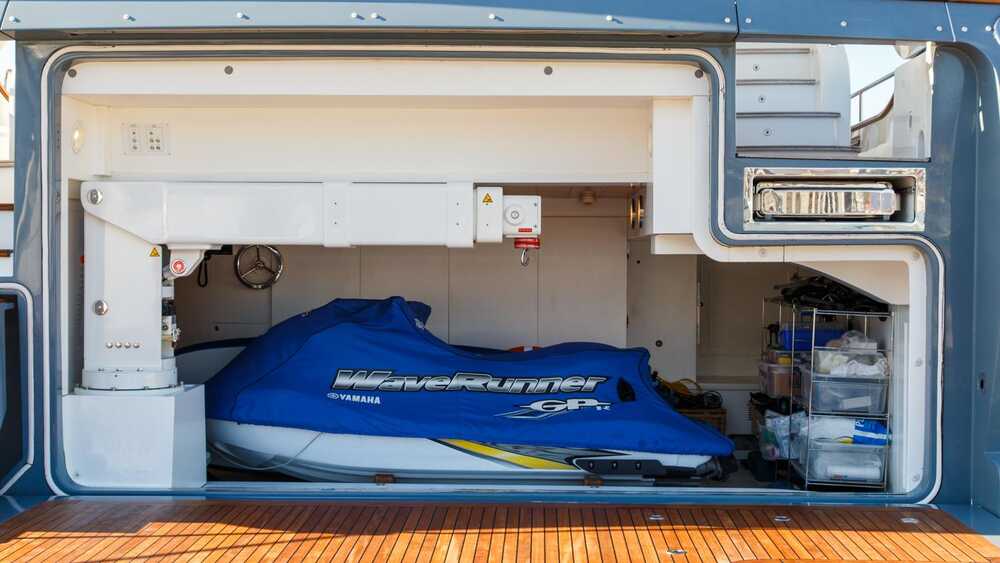 Garage with jetski