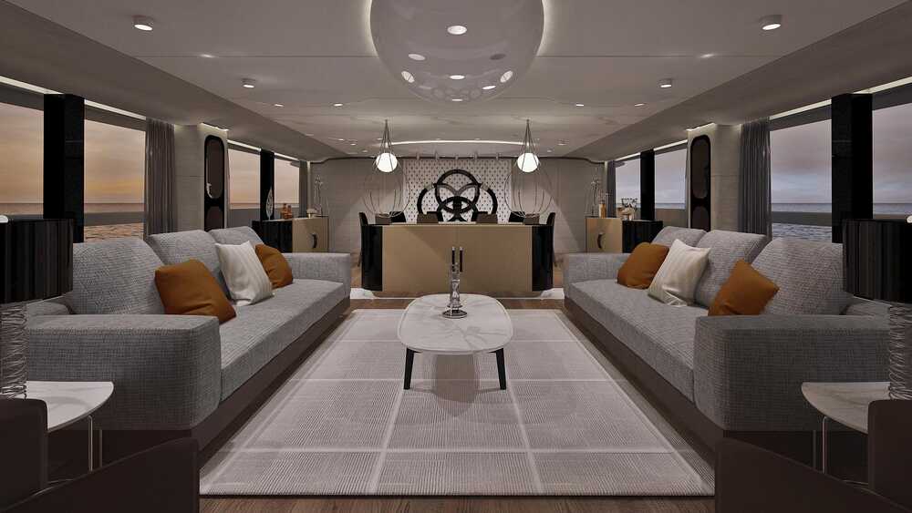 Salon on the main deck