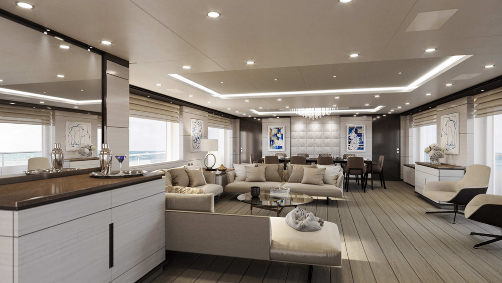 Salon on the main deck