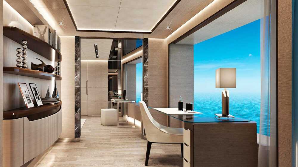 Study in master cabin
