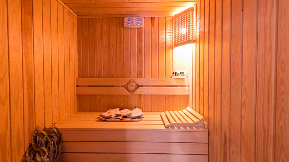 Sauna at master cabin