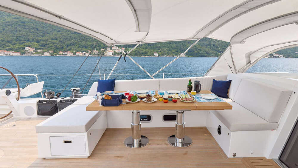 Dining on deck