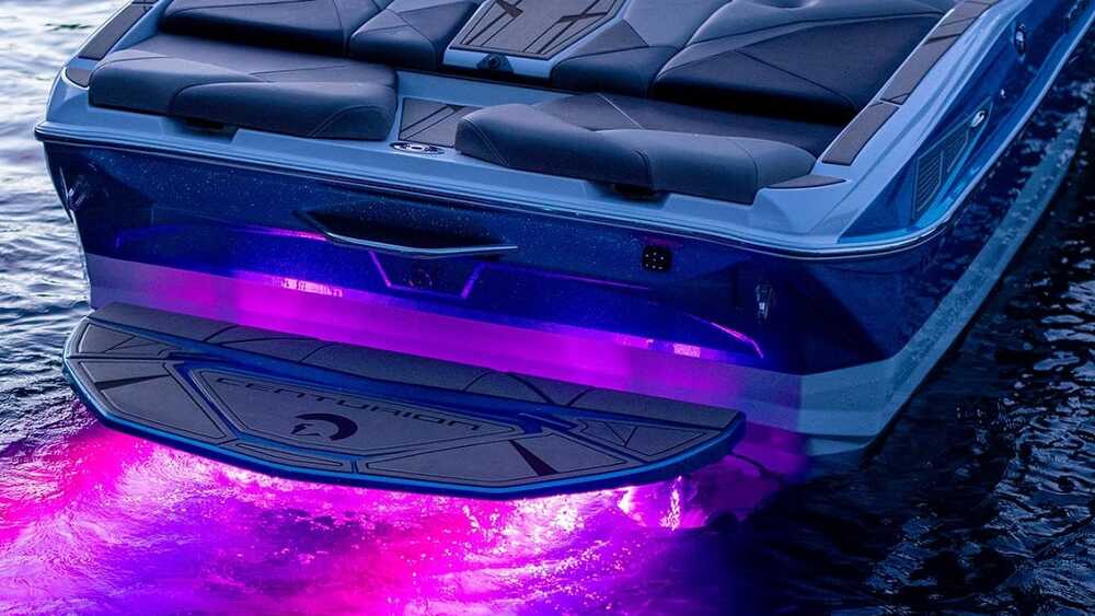 Swim Platform and Underwater Lights
