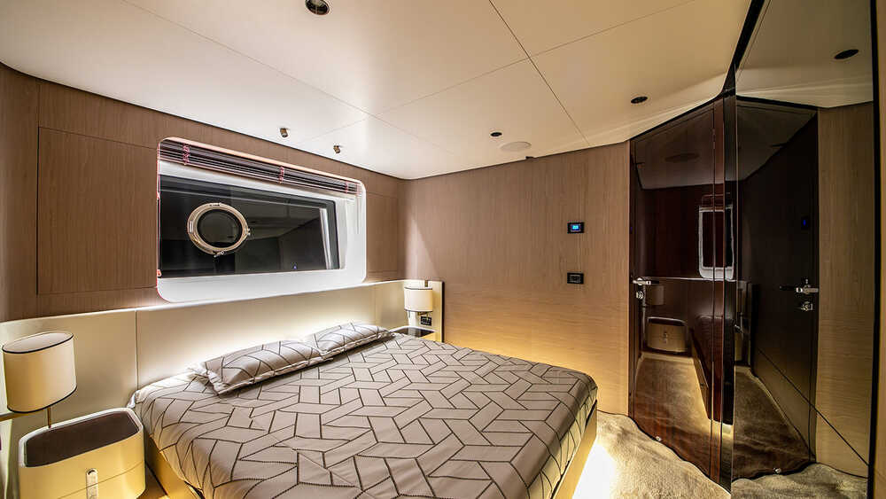 Port side VIP cabin on the lower deck