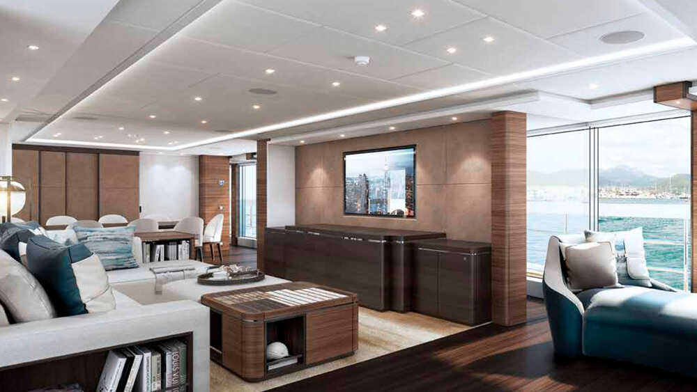 Salon on the main deck