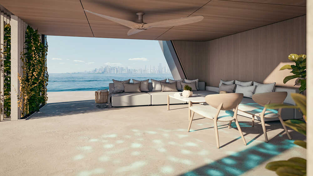 Aft beach club