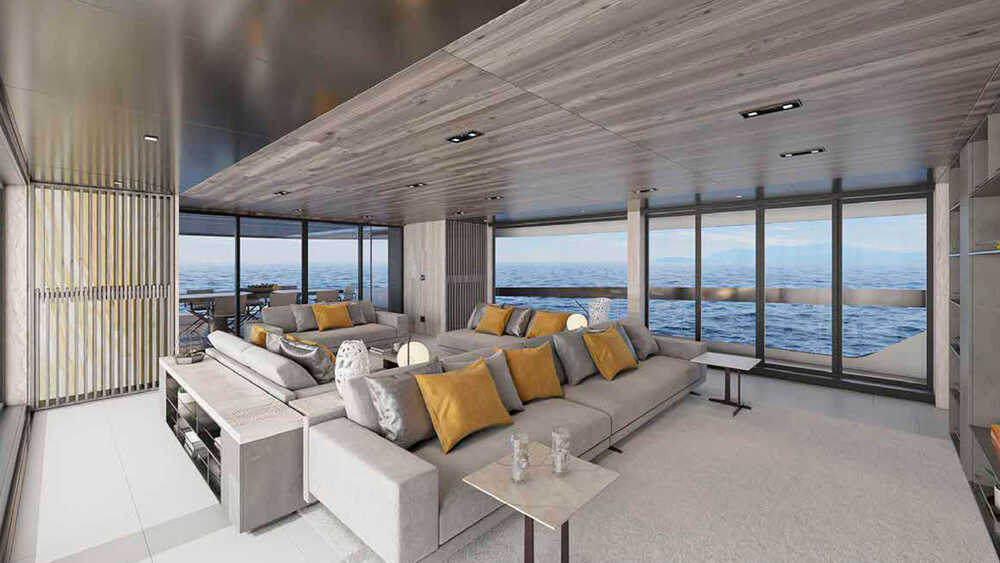Salon on the main deck