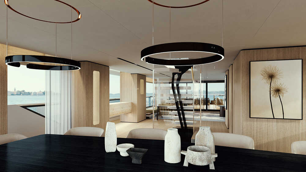Upper deck salon
