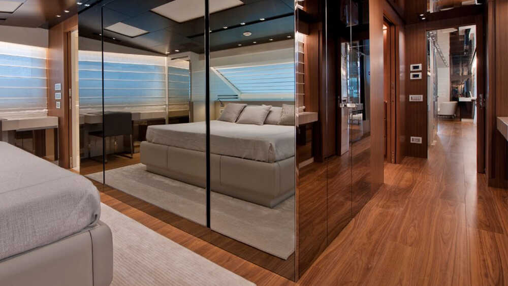 Owner's cabin on the main deck
