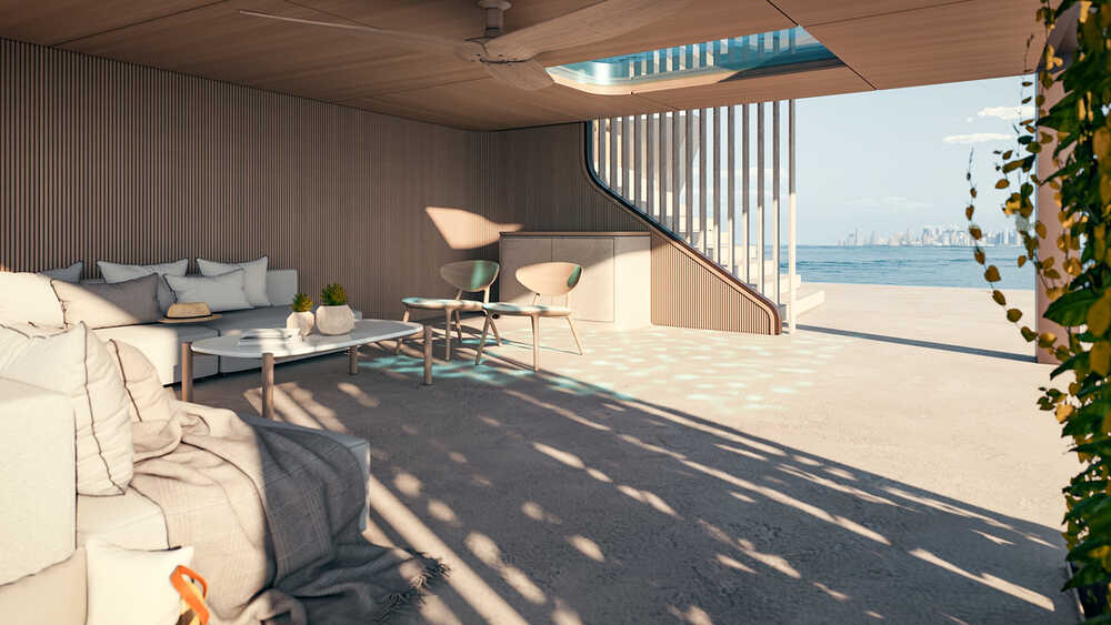 Aft beach club