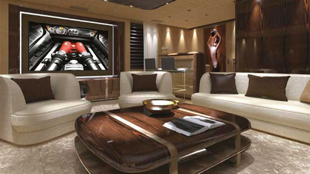 Salon on the upper deck