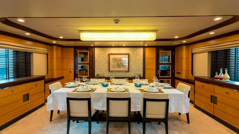 Main deck dining area