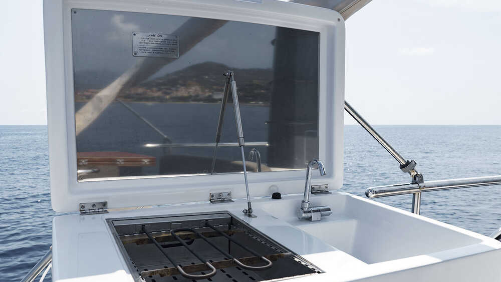 BBQ on flybridge