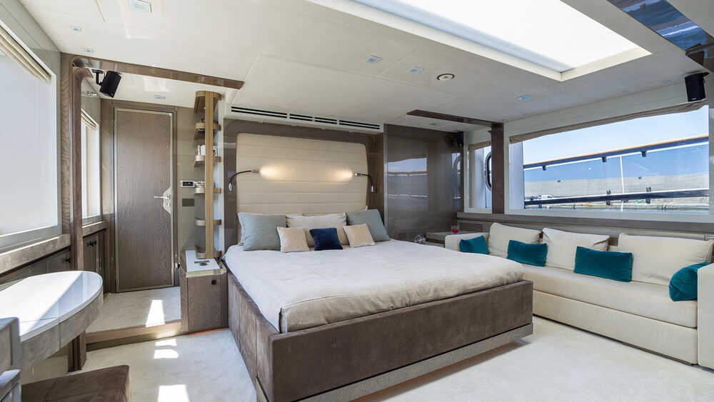 Master cabin on main deck