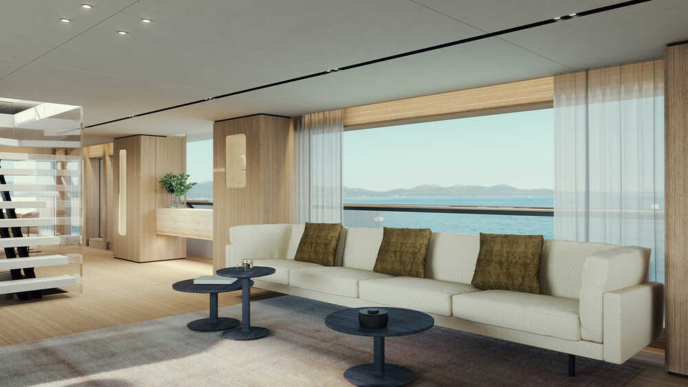 Upper deck salon