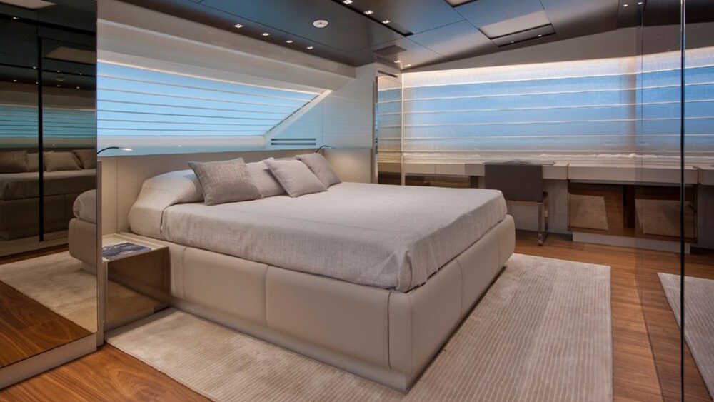 Owner's cabin on the main deck