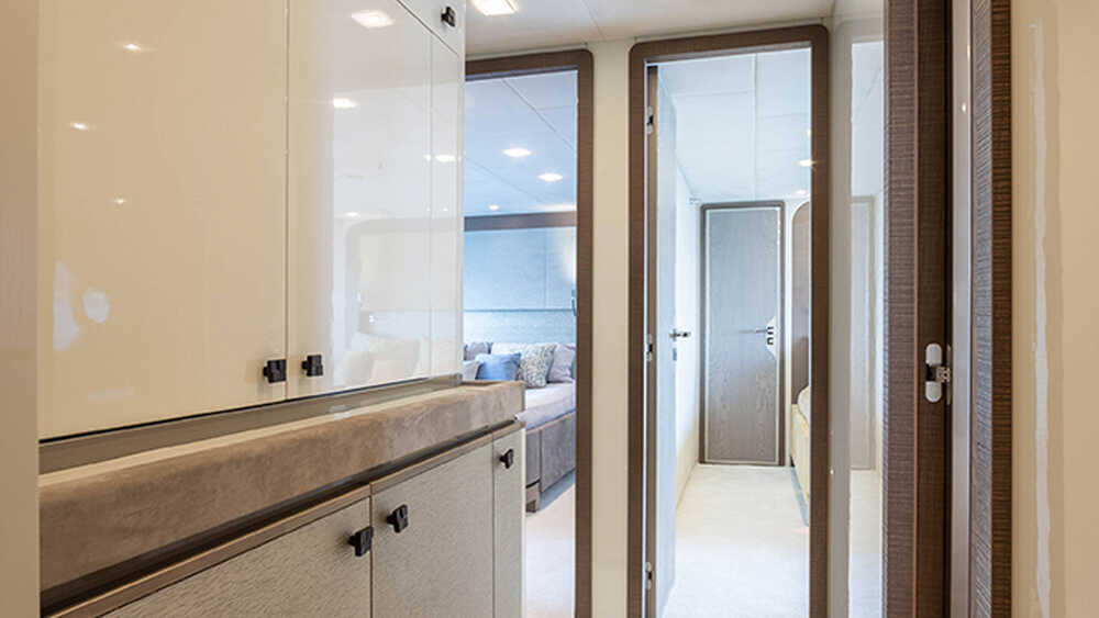 Corridor on lower deck