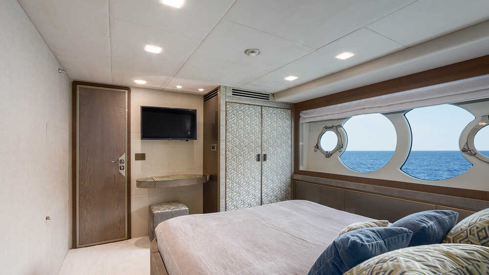 VIP cabin on starboard side