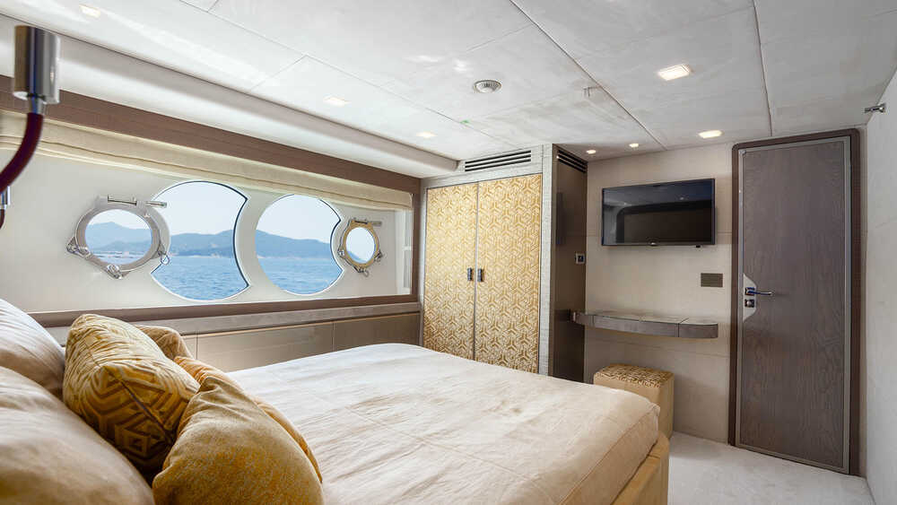 VIP cabin on port side