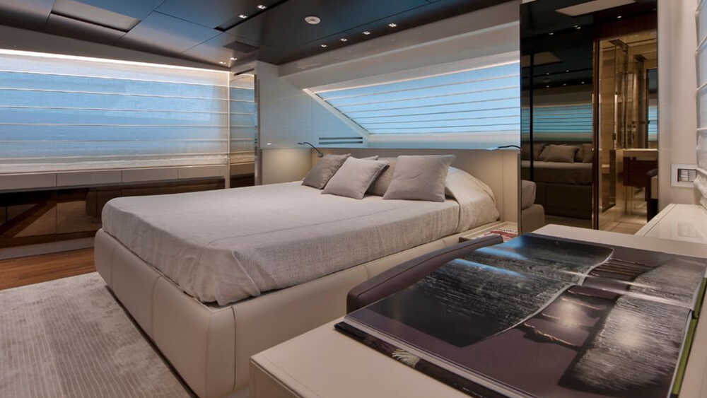 Owner's cabin on the main deck