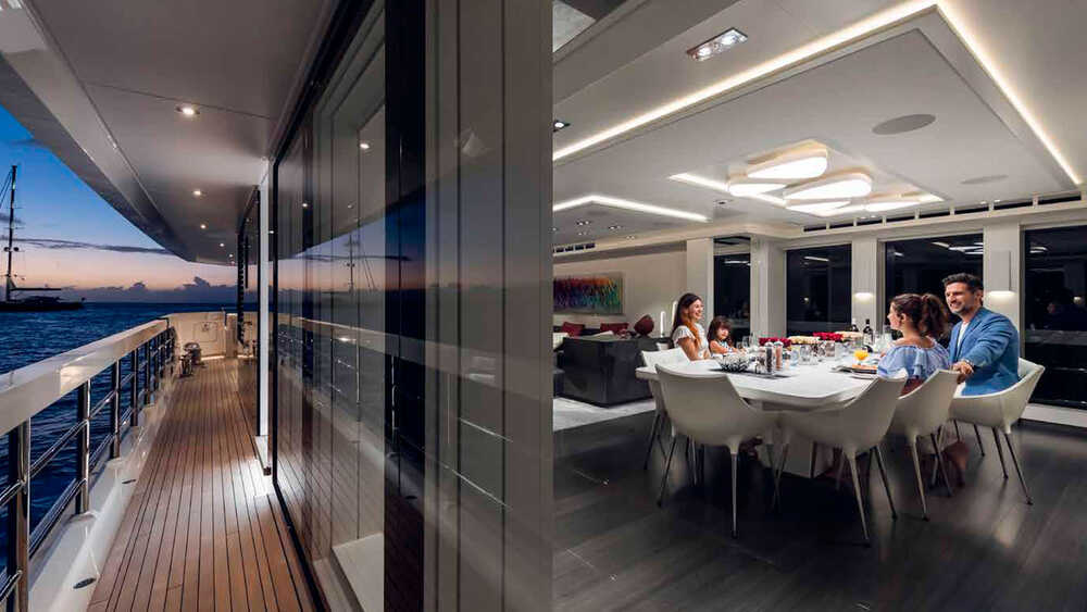 Salon on the main deck