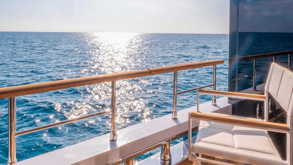 Balcony in Master cabin