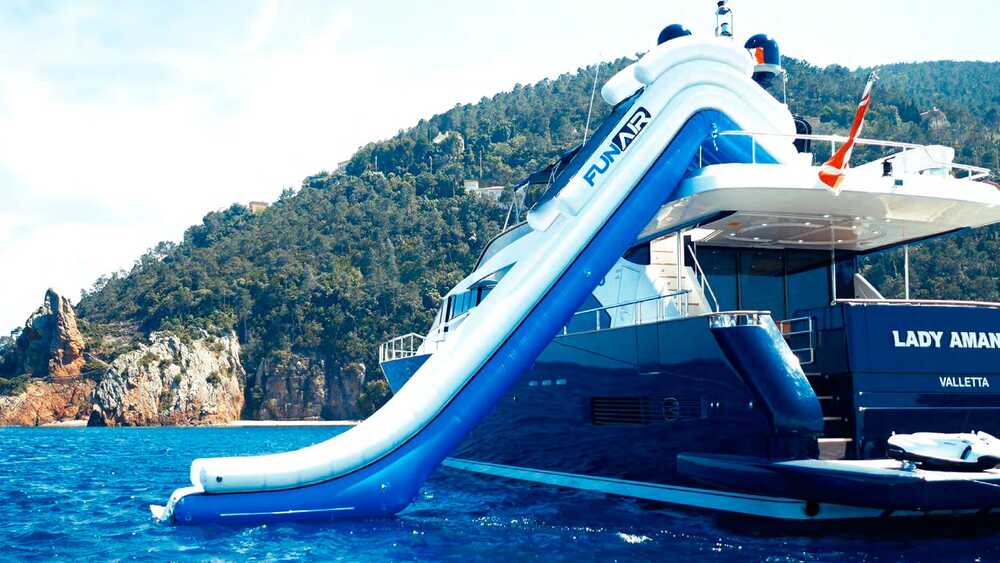 Water activities M/Y LADY AMANDA