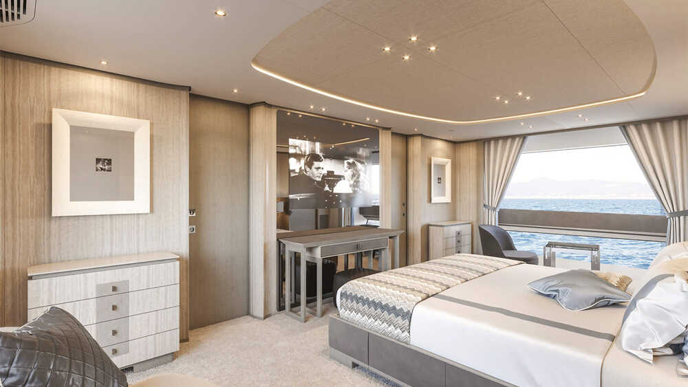 Owner's cabin on the main deck