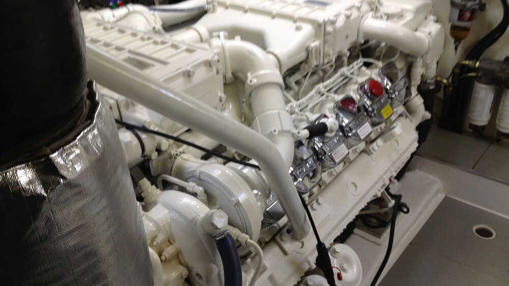 The engine compartment
