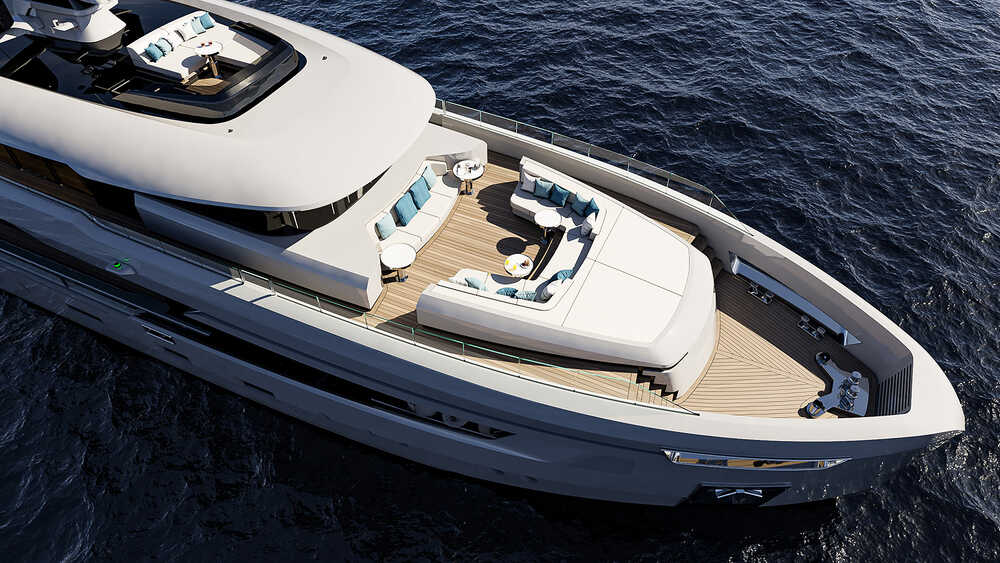 Lounge area on bow