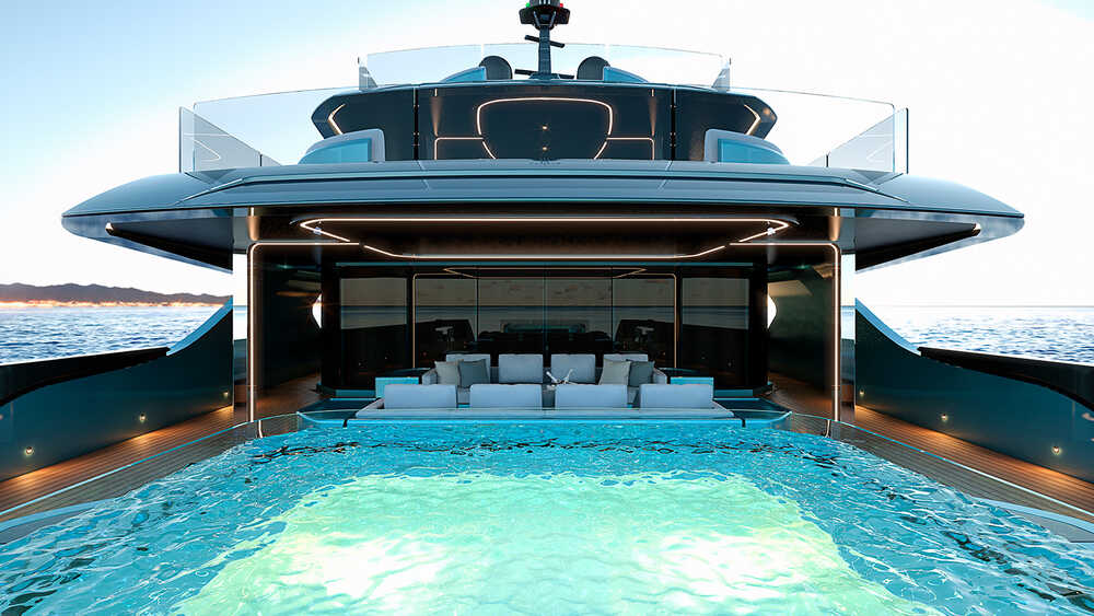 Main deck pool