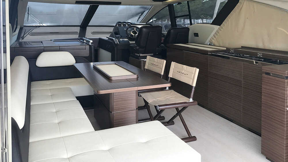 Dining area on the main deck