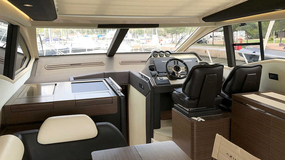 The salon on the main deck