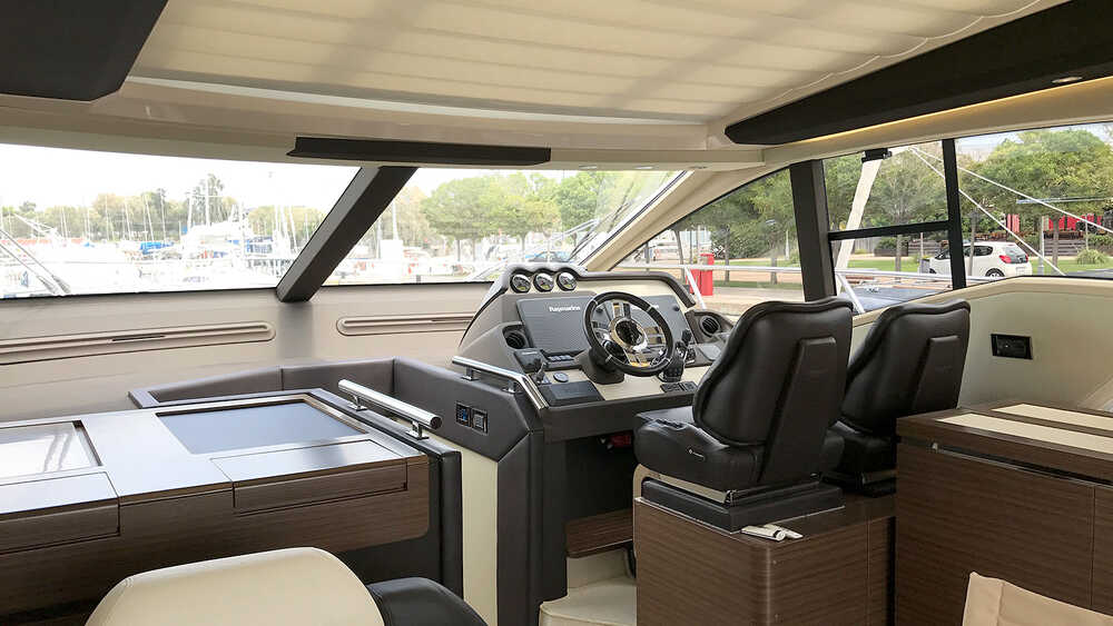 The salon on the main deck